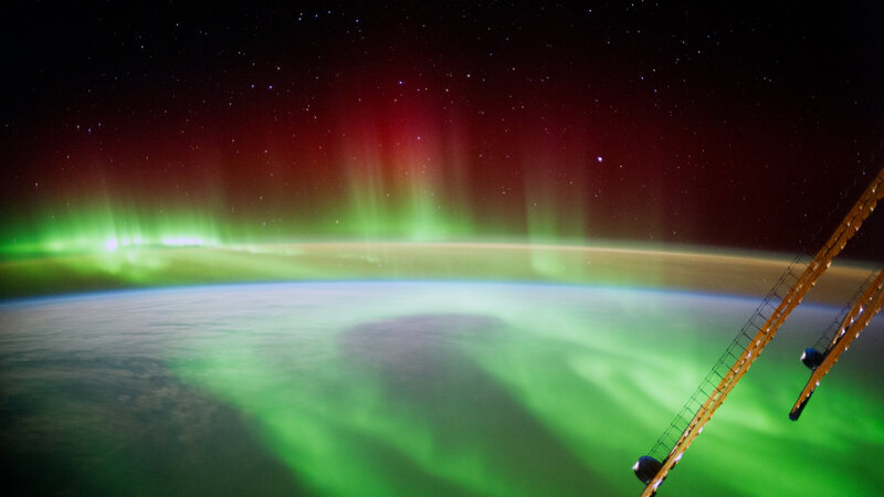 Aurora Borealis from Space