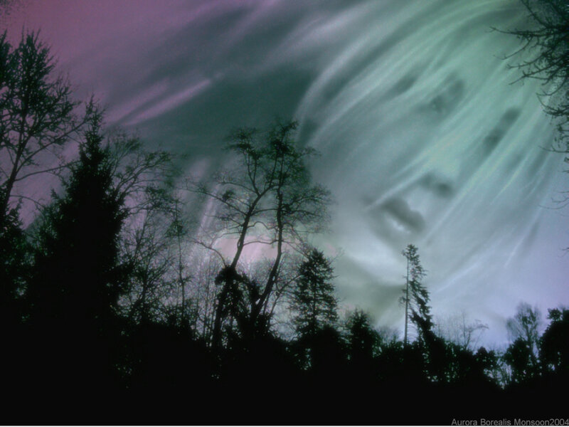 Aurora Borealis in Sky