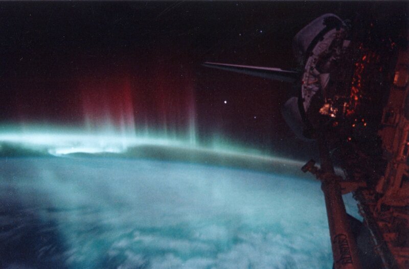 Aurora from space