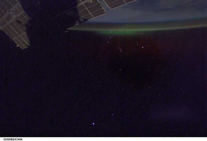 Aurora from space