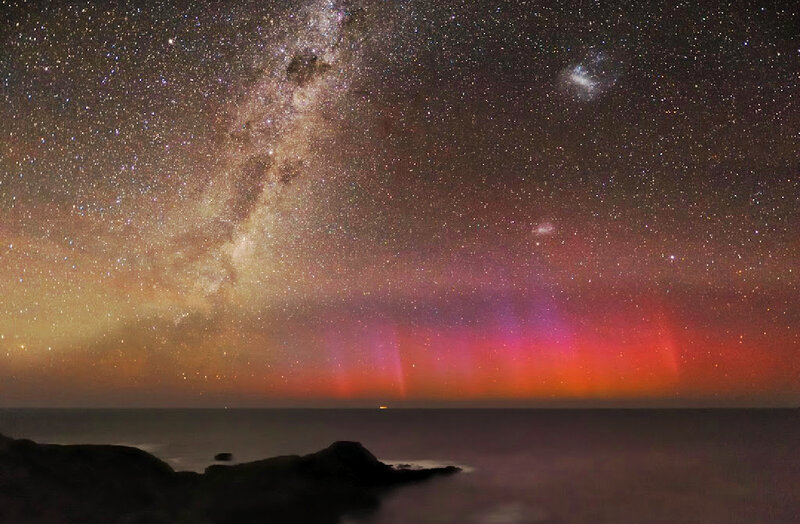 Aurora over Ocean