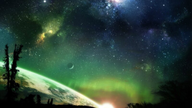 Aurora over Planet