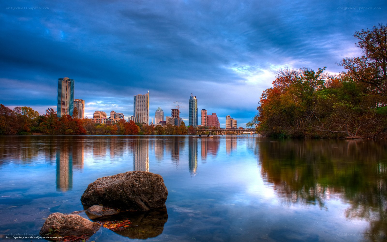 Austin skyline at dusk