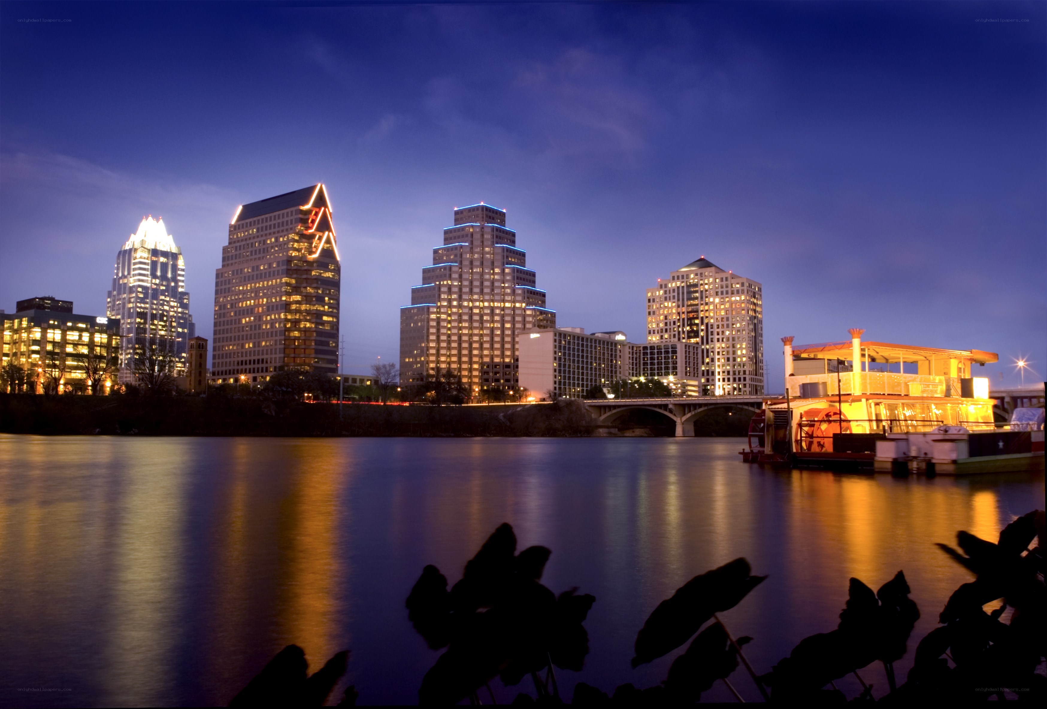 Austin skyline at dusk