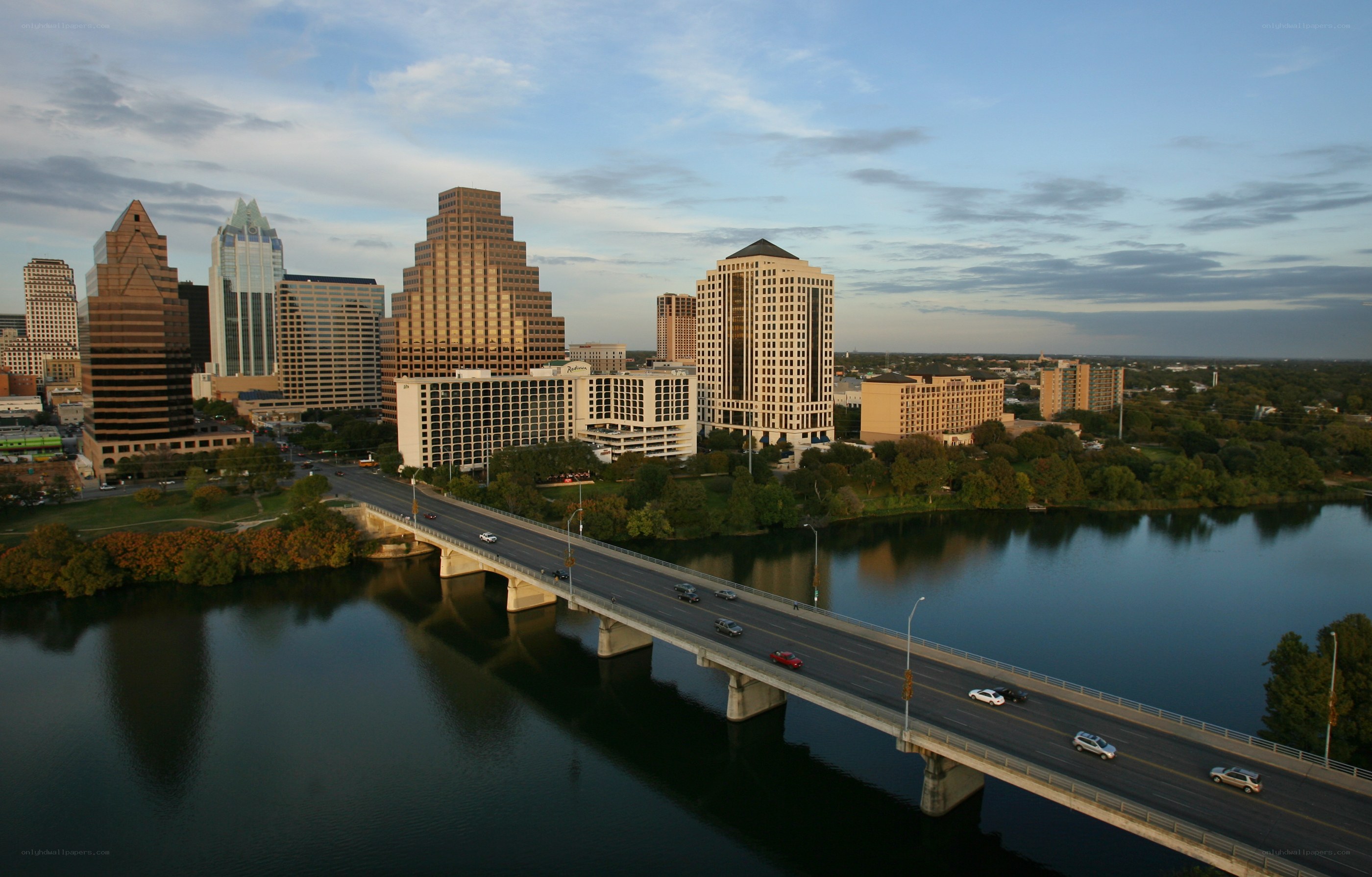 Austin skyline at dusk