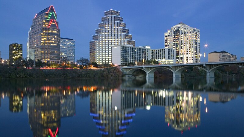 Austin skyline at dusk