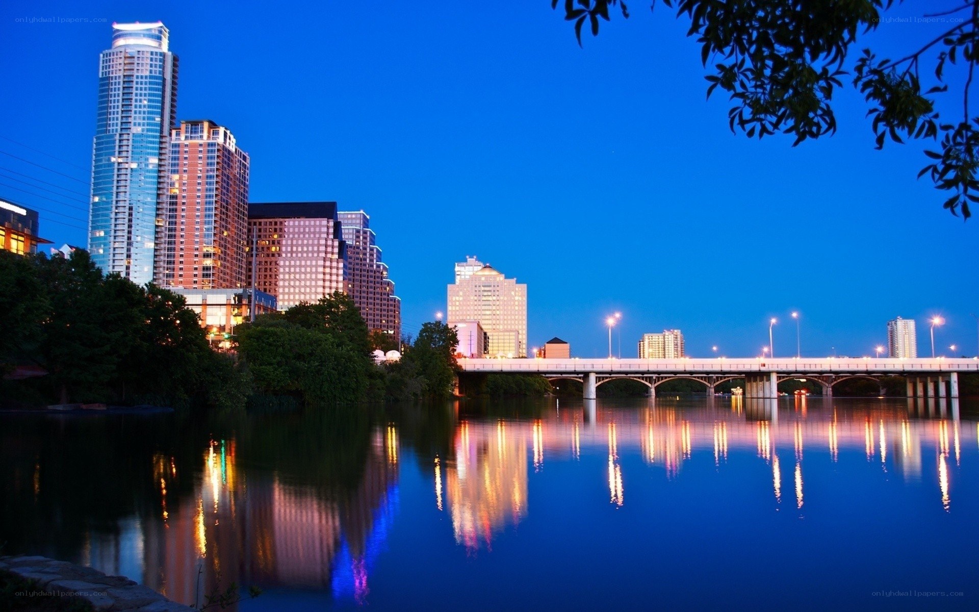 Austin skyline at dusk