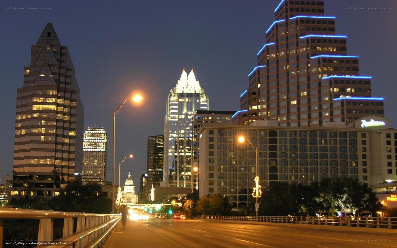 Austin skyline at night