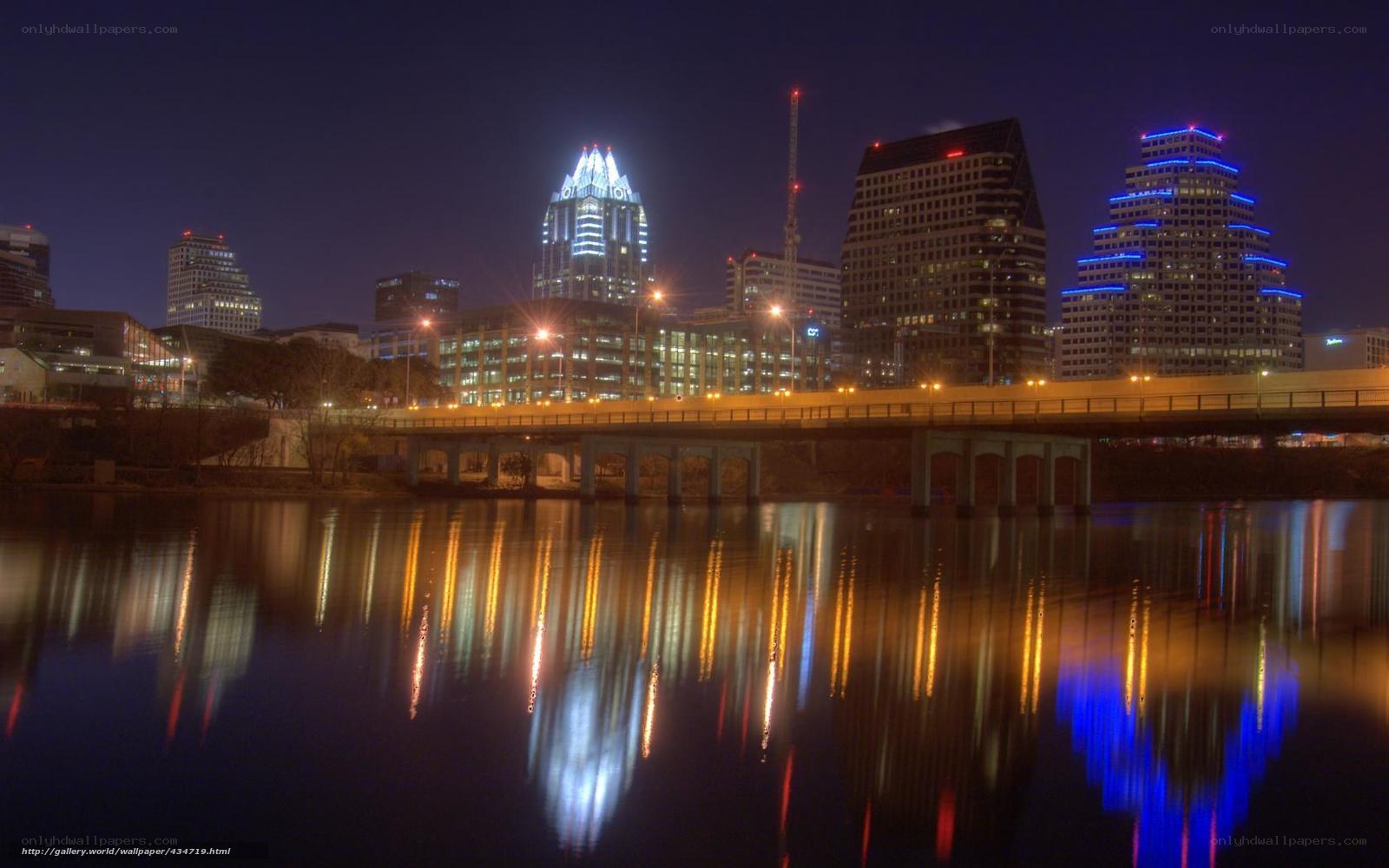 Austin skyline at night