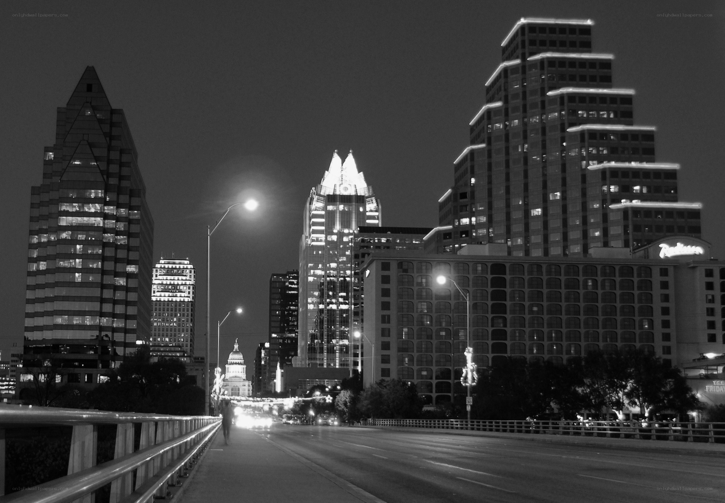 Austin skyline at night