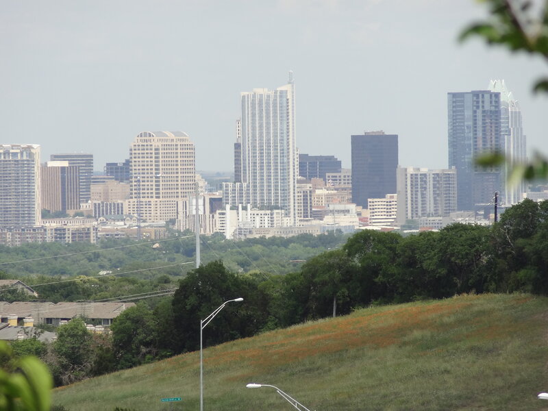 Austin Skyline — Green, Calm