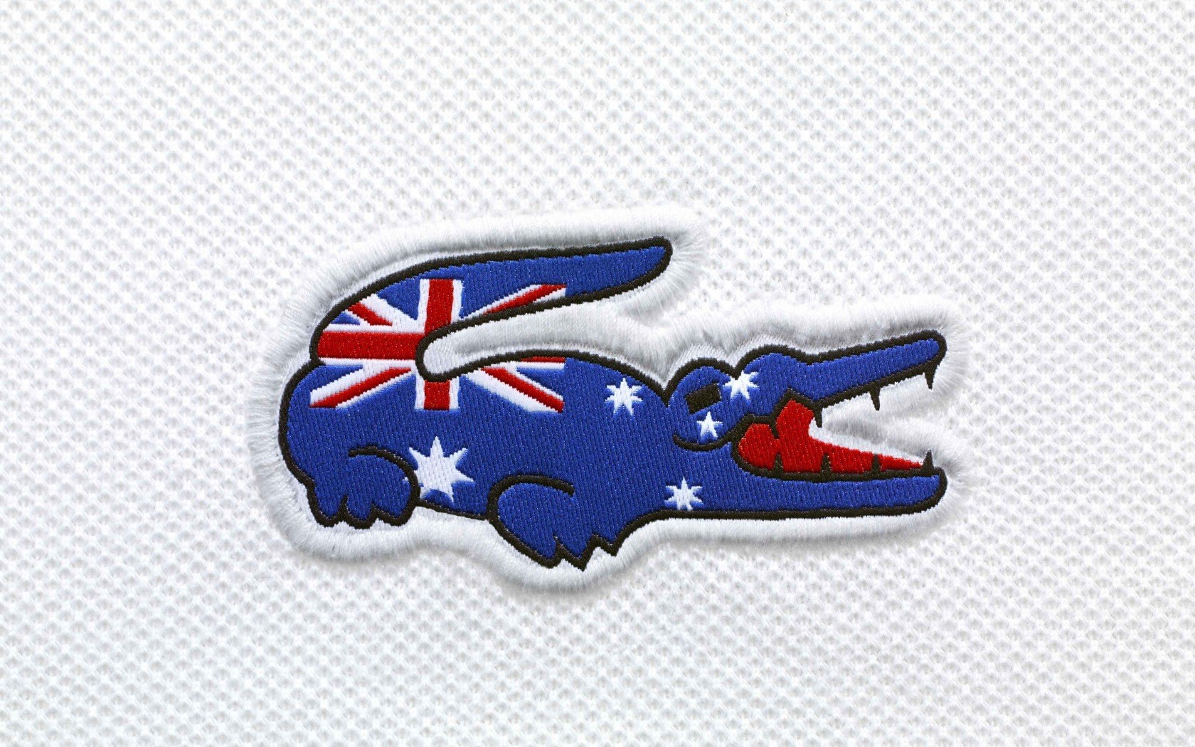 Australian flag crocodile patch
