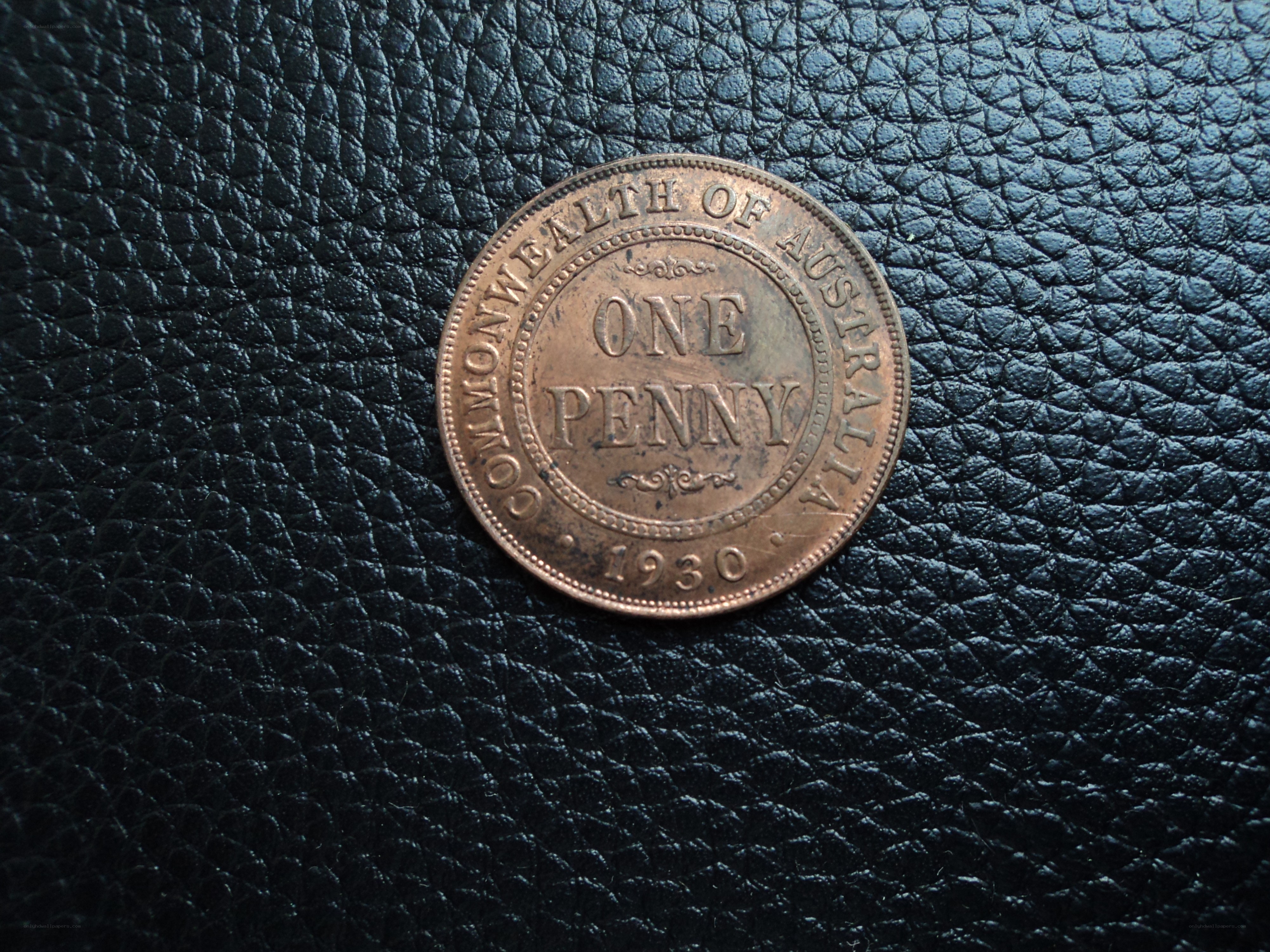 Australian one penny coin