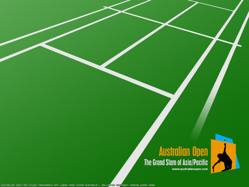 Australian Open tennis court