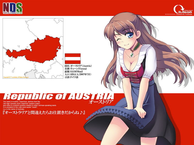 Austria in Native Dress Series