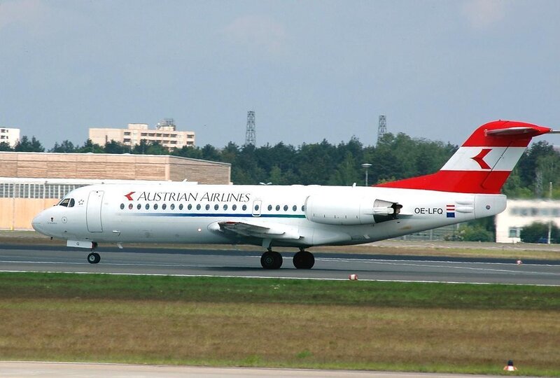 Austrian Airlines Aircraft — White