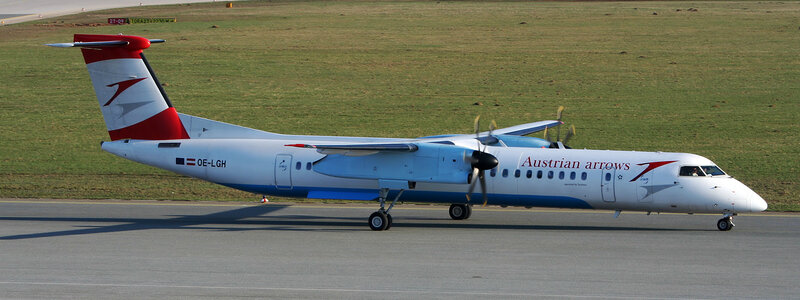 Austrian Arrows aircraft on tarmac