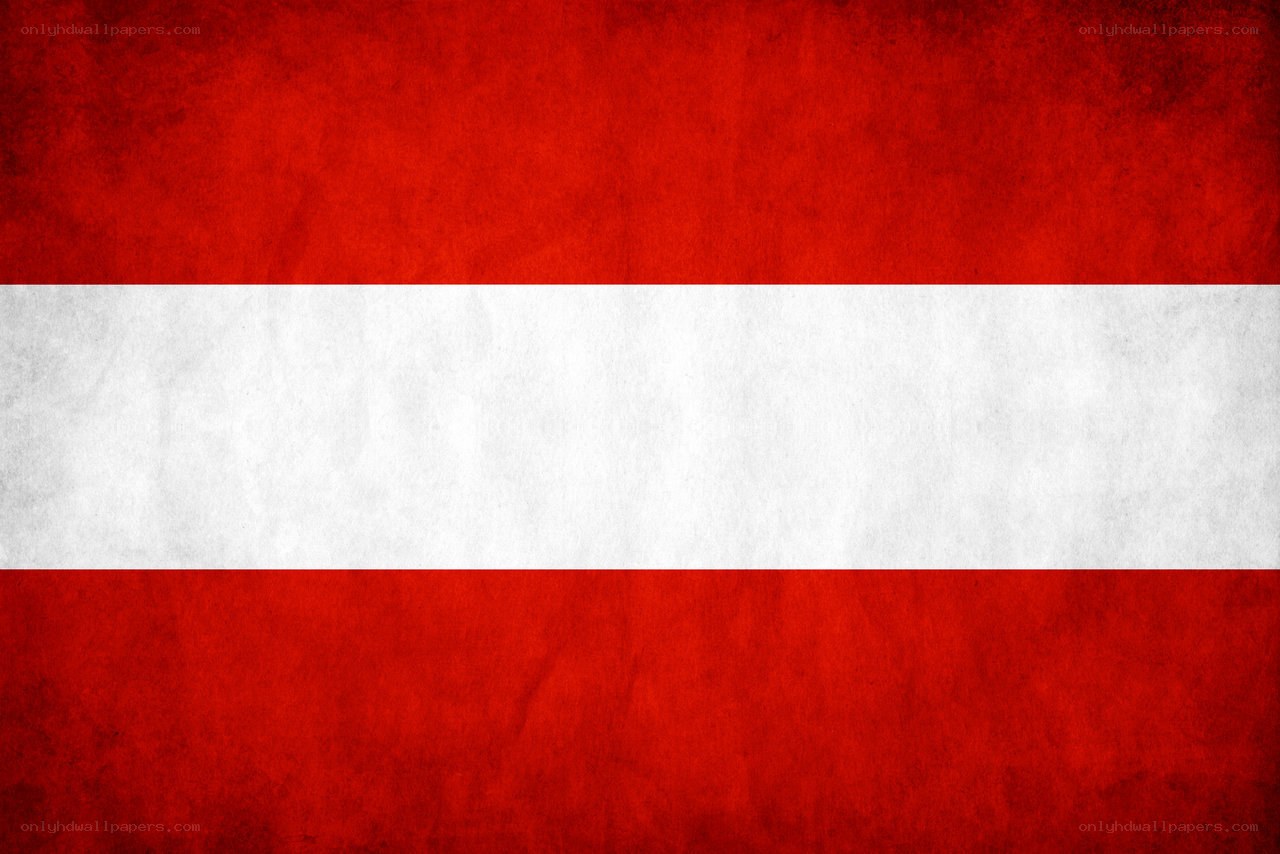 Austrian flag with grunge texture