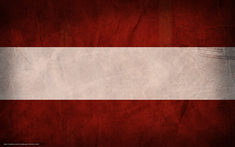 Austrian flag with grunge texture