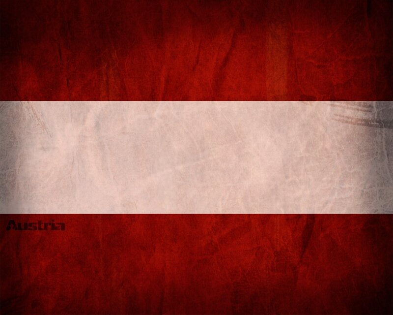 Austrian flag with texture