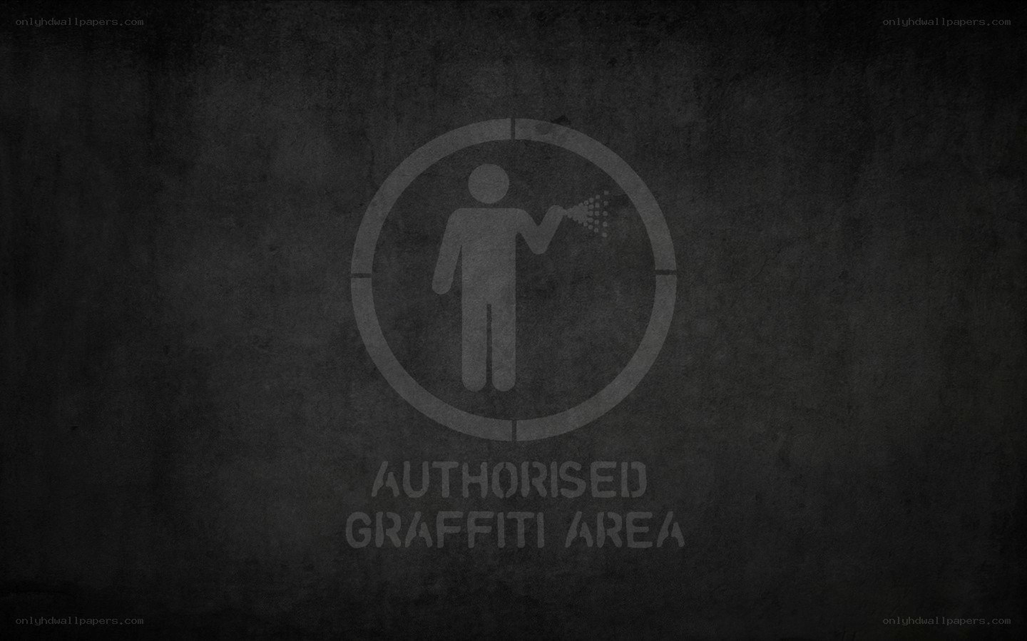 Authorized graffiti area sign