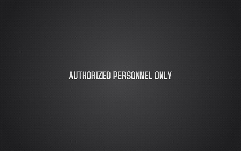 Authorized Personnel Only text