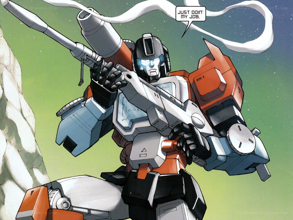 Autobot soldier with weapon
