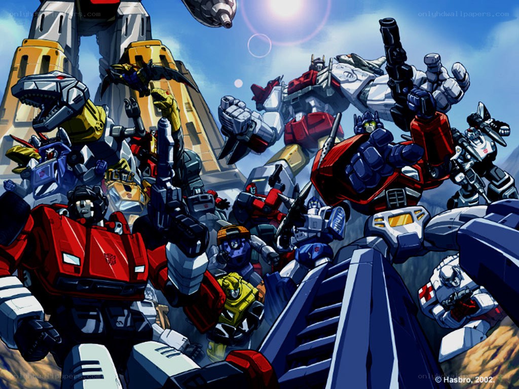 Autobots in battle formation