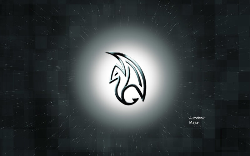 Autodesk Maya Logo — Black