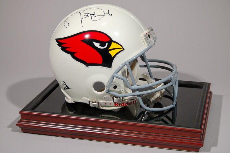 Autographed Cardinals helmet