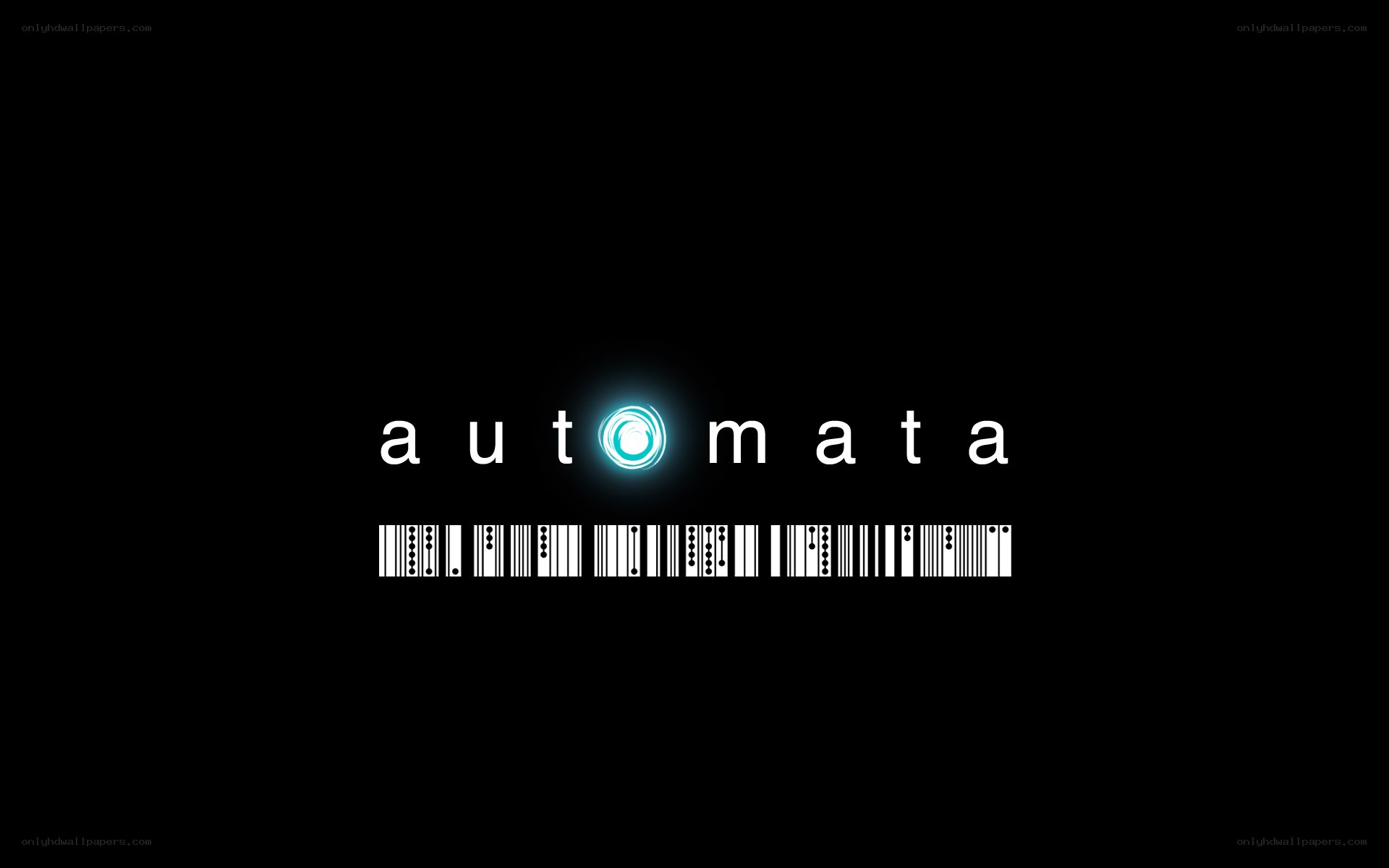 Automata logo with barcode