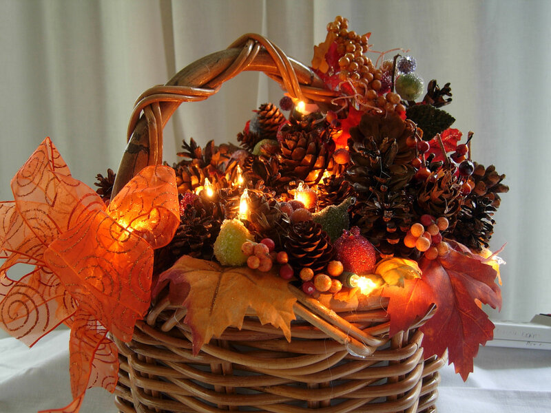 Autumn Basket Arrangement
