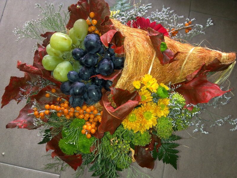 Autumn Cornucopia Arrangement