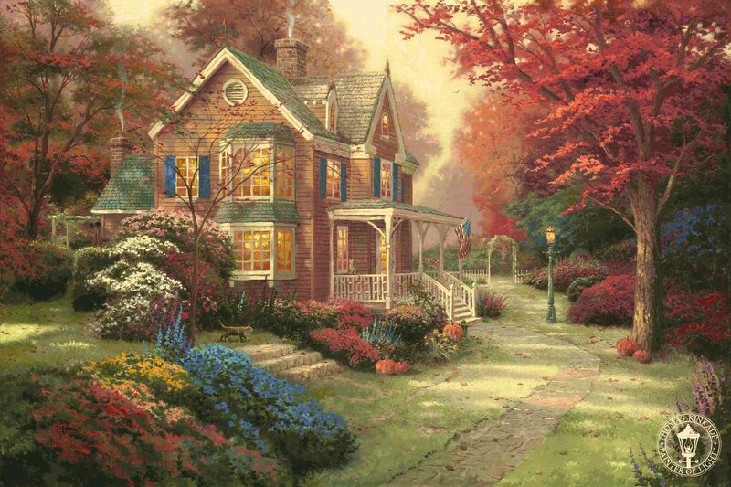 Autumn Cottage Garden