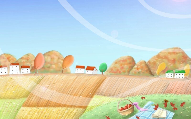 Autumn countryside picnic