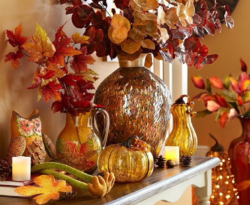Autumn Decor on Table