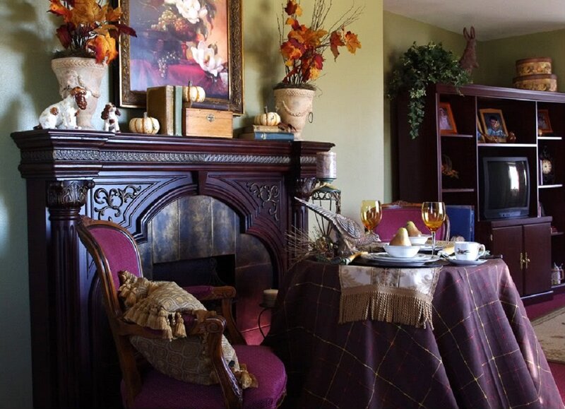 Autumn-decorated Living Room