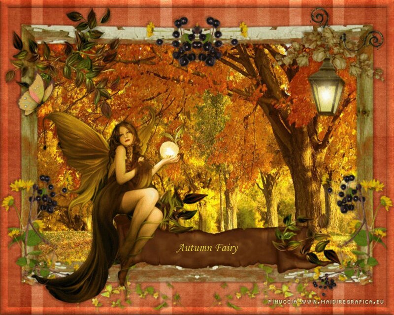 Autumn Fairy Sitting