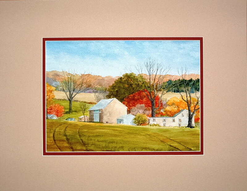Autumn Farm Scene