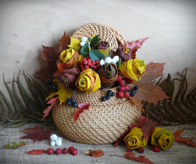 Autumn floral arrangement