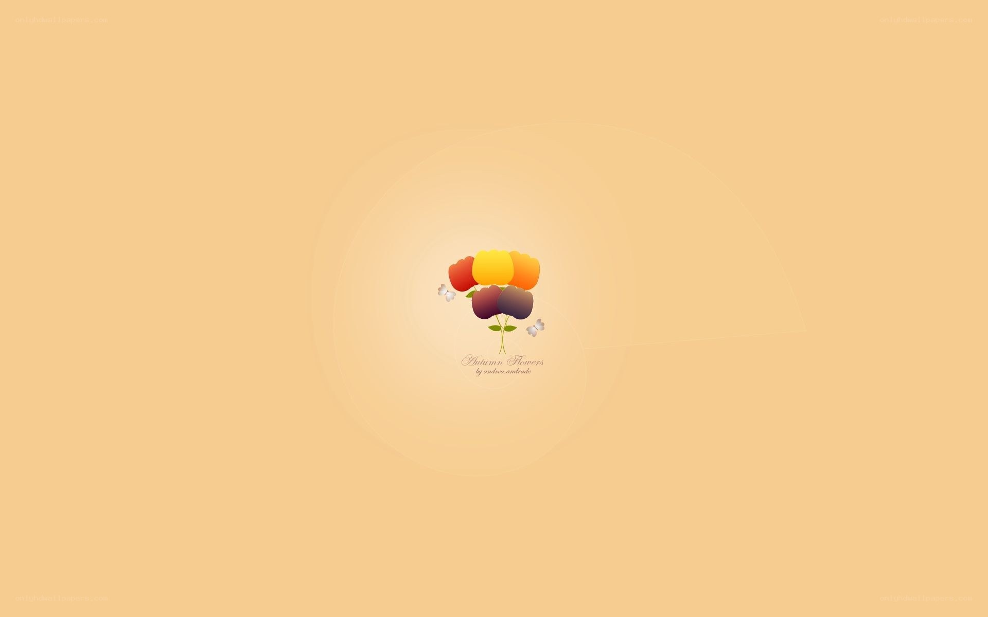 Autumn flowers logo