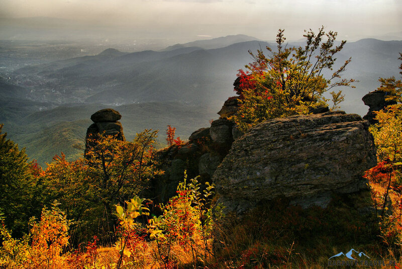 Autumn Foliage on Rocky Outcrop