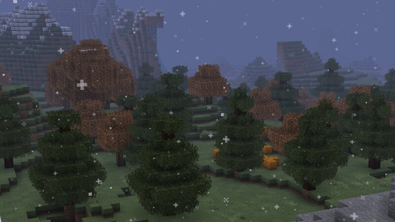 Autumn Forest in Minecraft