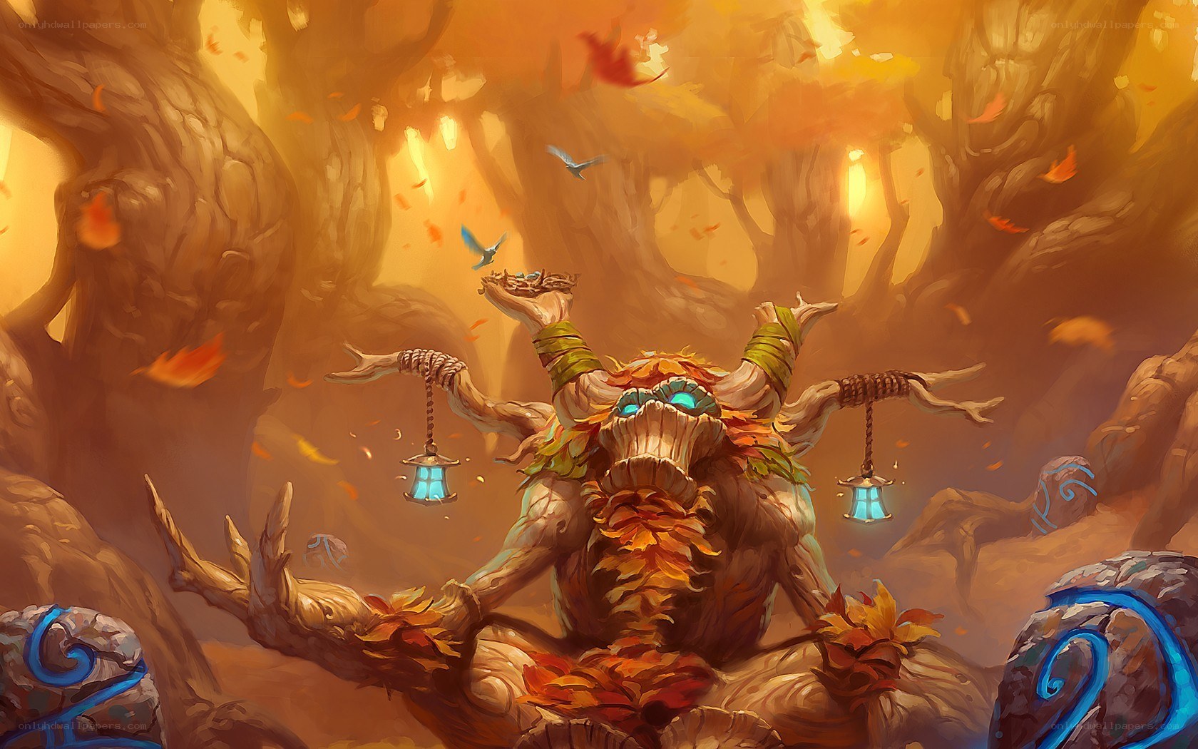 Autumn forest spirit
