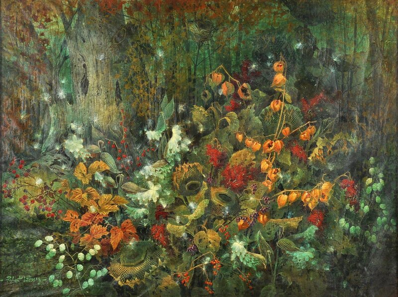 Autumn Forest Undergrowth — Green, Dense