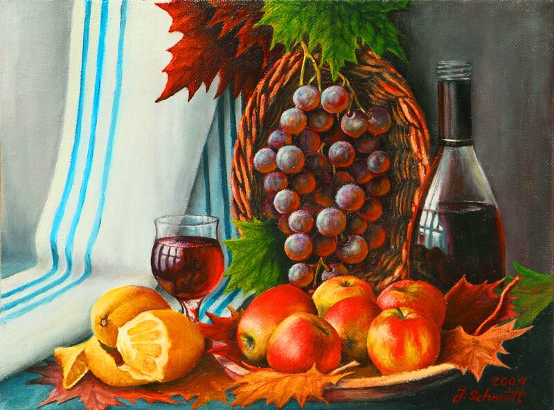 Autumn Fruit Still Life