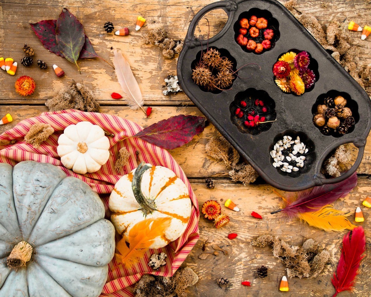 Autumn harvest arrangement