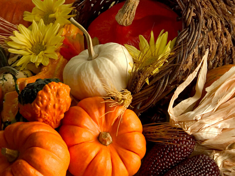 Autumn harvest arrangement