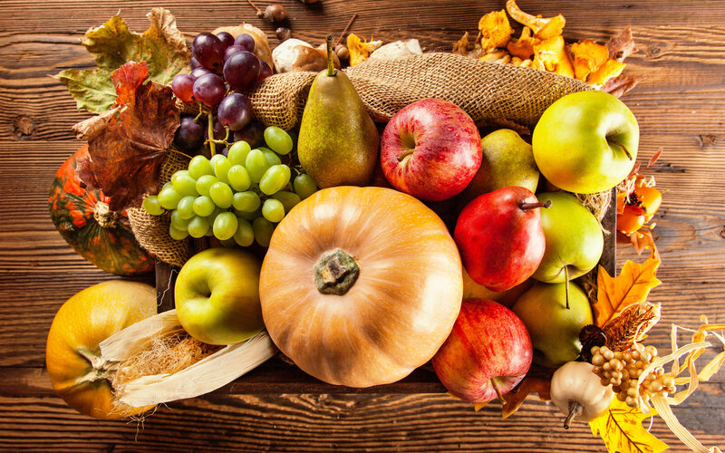 Autumn Harvest Arrangement — Brown, Abundant