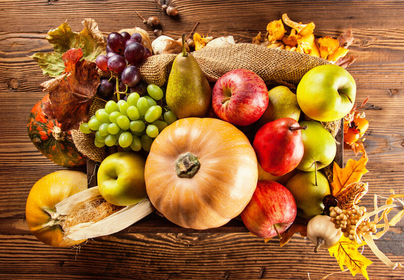 Autumn Harvest Arrangement — Brown, Photograph
